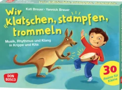 Wir klatschen, stampfen, trommeln, Bildkarten, 1-4 Jahre