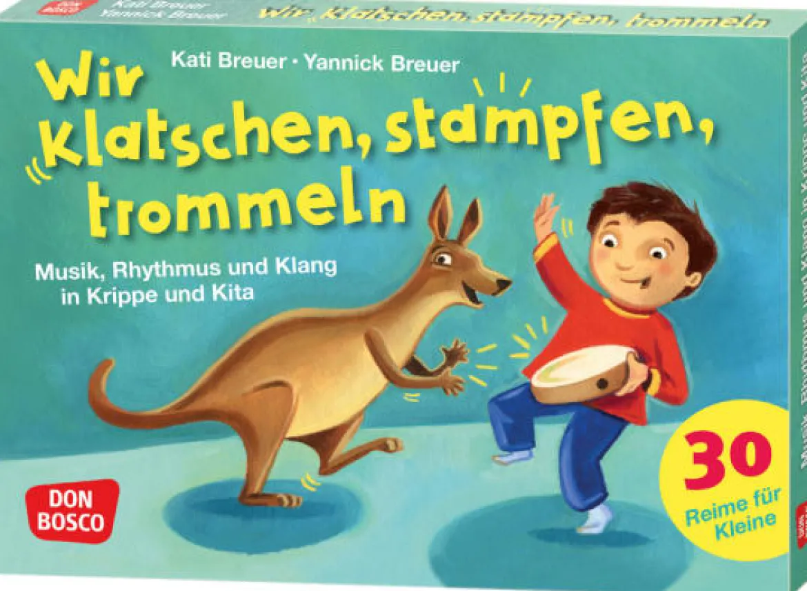 Wir klatschen, stampfen, trommeln, Bildkarten, 1-4 Jahre
