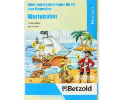 Wortpiraten, Spiel- und Arbeitseinlagen für die Lese-Magnetbox, 5-8 Jahre
