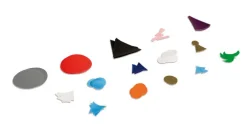 Wortsymbole Ergänzungssatz aus Kunststoff