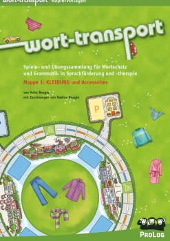 4 Wort-Transport-Mappen im Paket, Kopiervorlagen , ab 5 Jahre