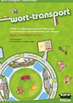 4 Wort-Transport-Mappen im Paket, Kopiervorlagen , ab 5 Jahre
