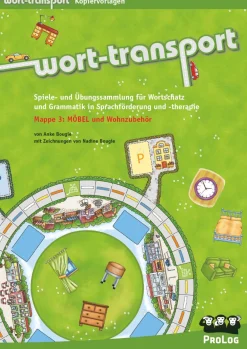 4 Wort-Transport-Mappen im Paket, Kopiervorlagen , ab 5 Jahre