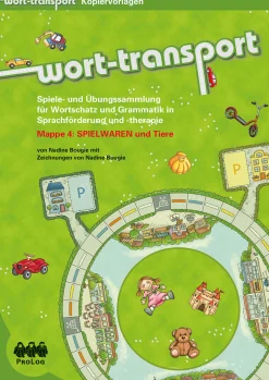 Wort-Transport Mappe 4: SPIELWAREN und Tiere, Kopiervorlagen, ab 5 Jahre