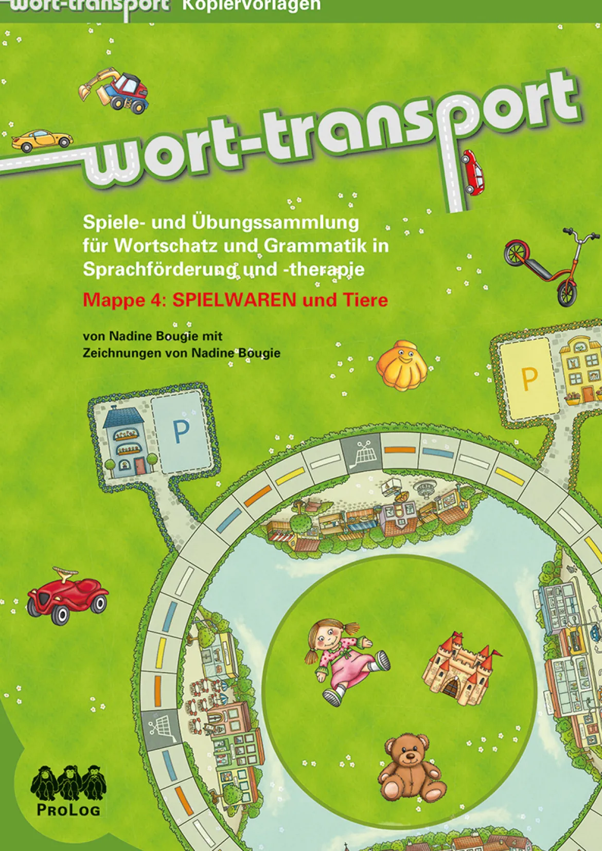 Wort-Transport Mappe 4: SPIELWAREN und Tiere, Kopiervorlagen, ab 5 Jahre