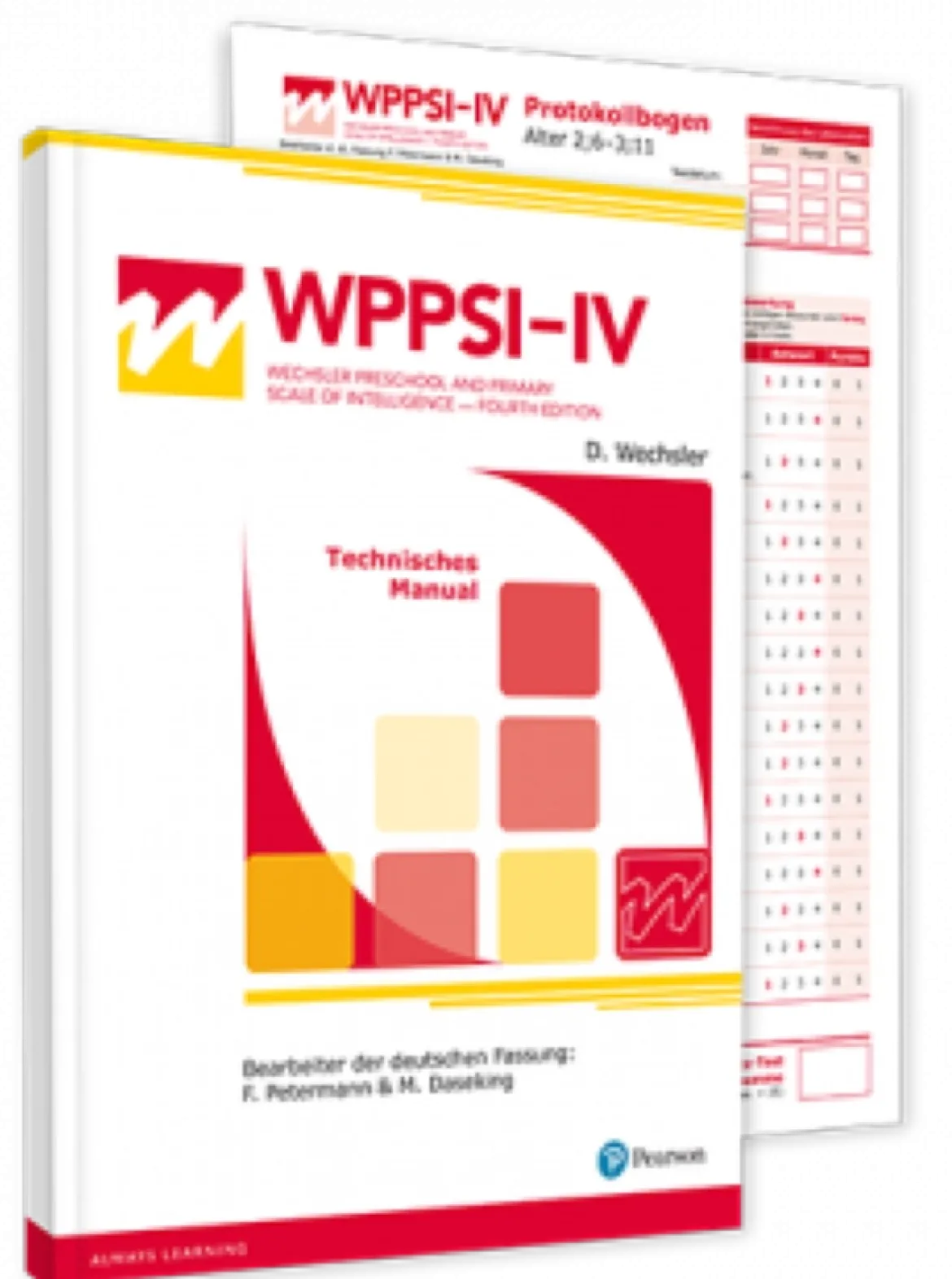 WPPSI-IV - Gesamtsatz, 2-7 Jahre