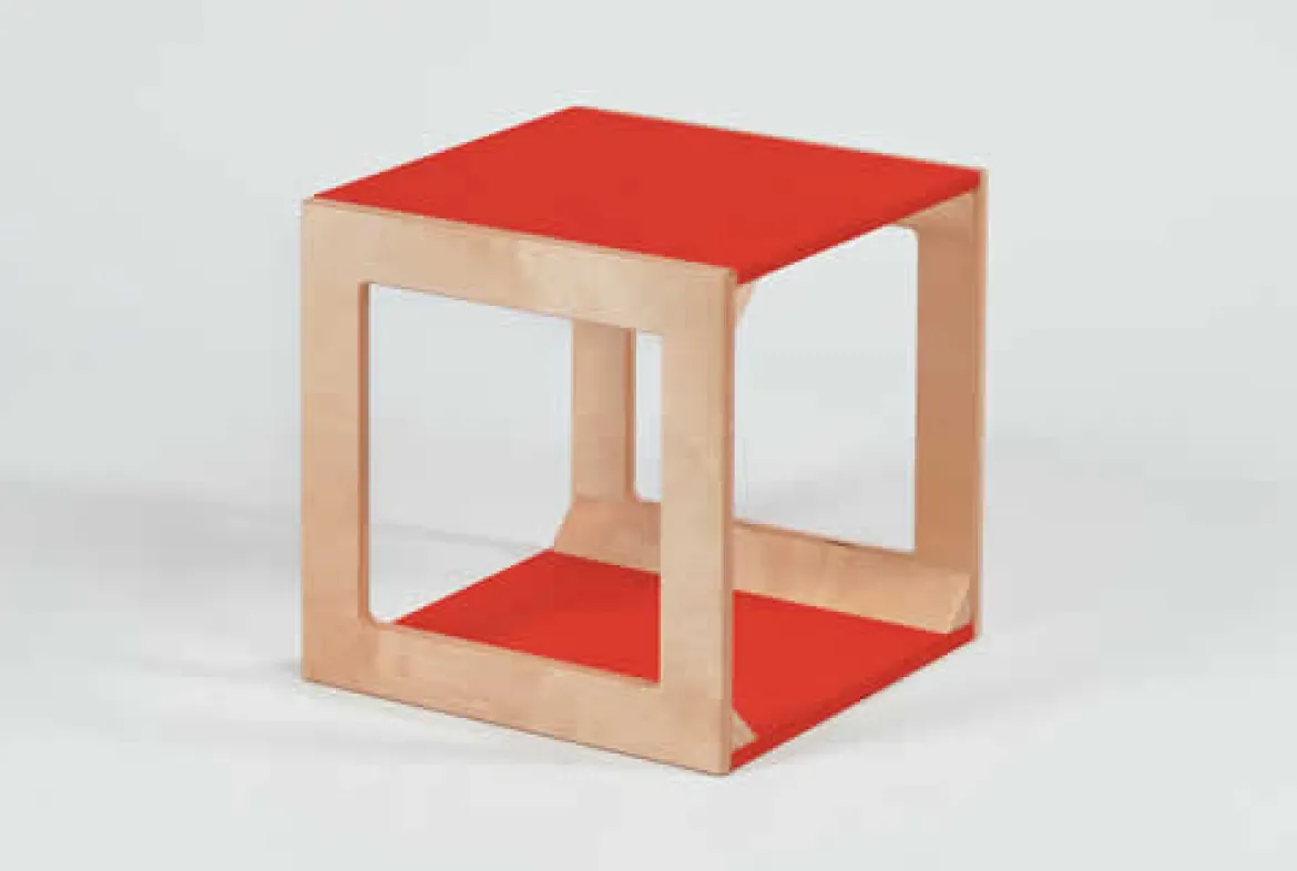 Würfel einfach rot