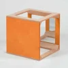 Würfel mit Spiegel orange