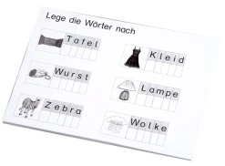 Wörter legen und lesen, 32 Einlegeblätter