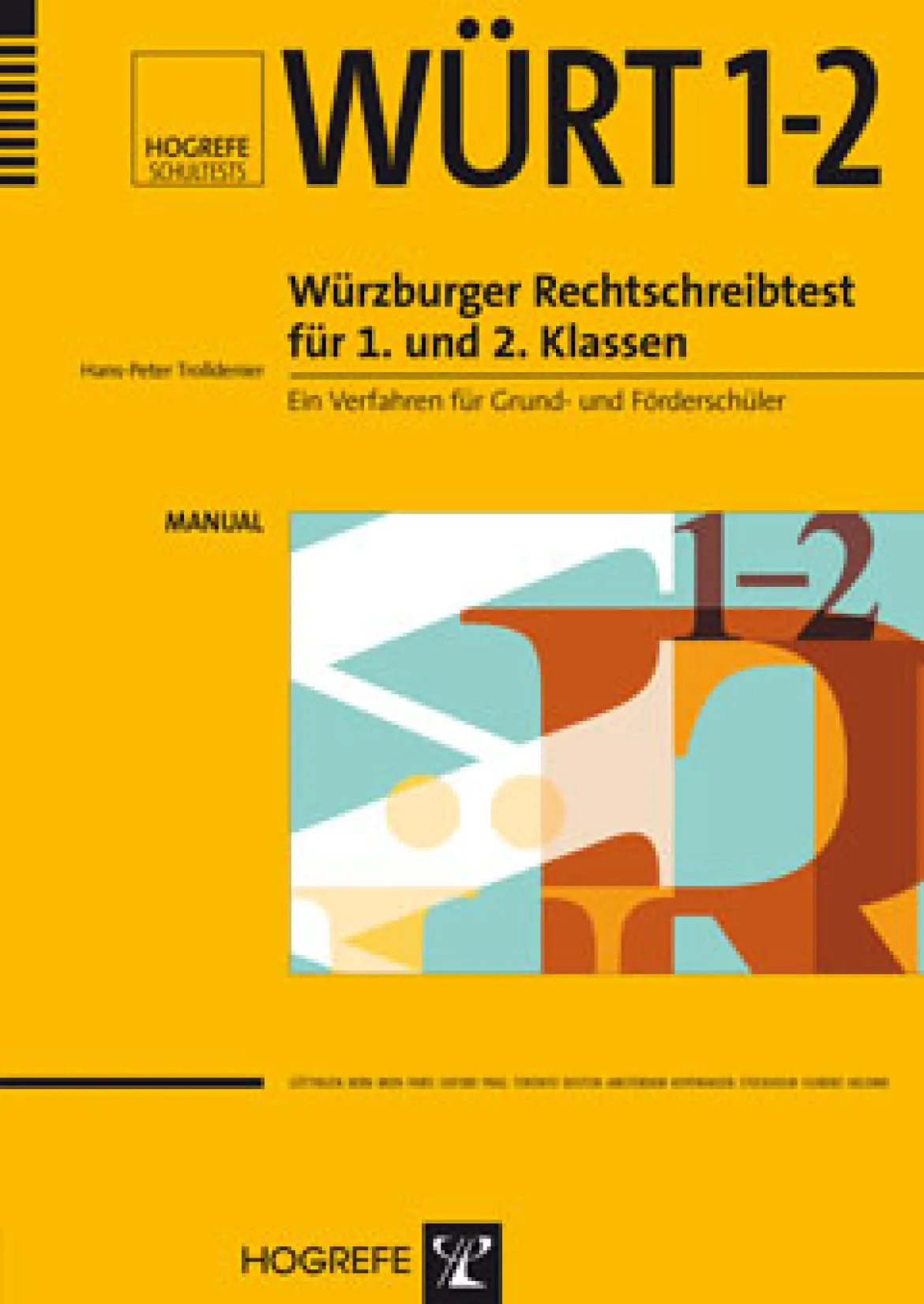 WÜRT 1-2, Rechtschreibtest, 1.-2. Klasse