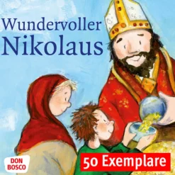 Wundervoller Nikolaus. Die Geschichte vom heiligen Nikolaus. Mini-Bilderbuch. Paket mit 50 Exemplaren zum Vorteilspreis, 3-7 Jahre
