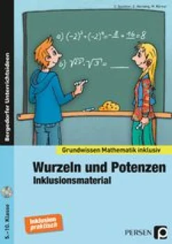 Wurzeln und Potenzen - Inklusionsmaterial, Buch inkl. CD, 5.-10. Klasse