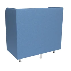 xilent Schallschutzsofa, türkis-grün, Sitzhöhe 38 cm