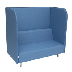 xilent Schallschutzsofa, türkis-grün, Sitzhöhe 38 cm