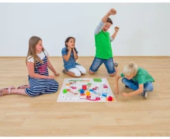 XL - Leiterspiel mit Figuren, 75 x 75 cm, 5-10 Jahre