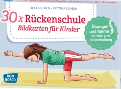 30x Rückenschule. Bildkarten für Kinder, ab 4 Jahre