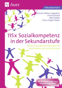 115x Sozialkompetenz in der Sekundarstufe, Buch, 5. bis 10. Klasse