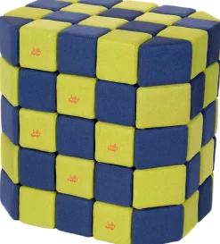 XXL Softbausteine, Jolly Heap Basic, magnetisch, groß, aus Schaumstoff, limette/blau, 100-teilig
