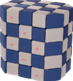XXL Softbausteine, Jolly Heap Basic, magnetisch, groß, aus Schaumstoff, grau/blau, 100-teilig