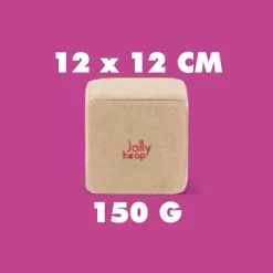 XXL Softbausteine, Jolly Heap Basic, magnetisch, groß, aus Schaumstoff, gelb/dunkelbraun, 100-teilig