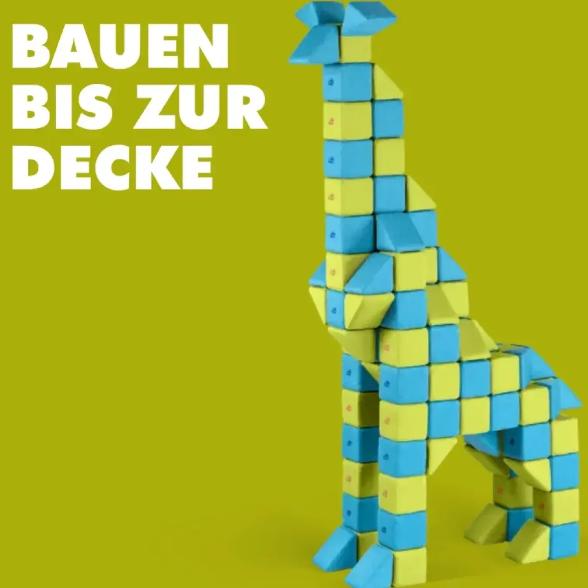 XXL Softbausteine, Jolly Heap Joy, magnetisch, groß, aus Schaumstoff, hellgrau/dunkelbraun, 150-teilig