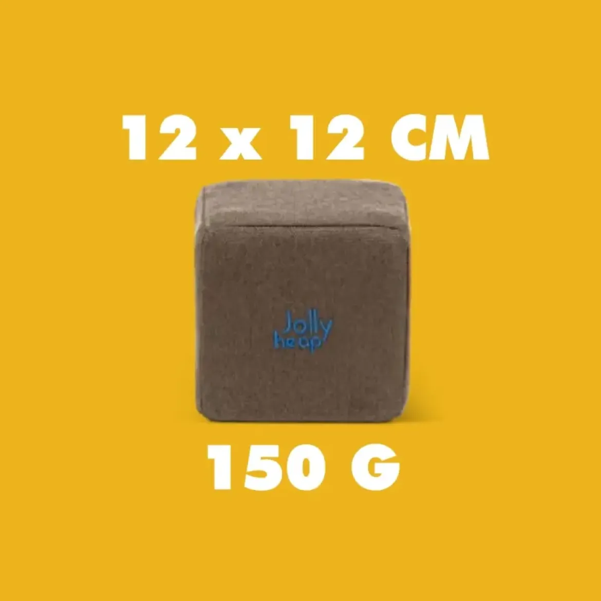 XXL Softbausteine, Jolly Heap Medium, magnetisch, groß, aus Schaumstoff, hellgrau/dunkelbraun, 50-teilig