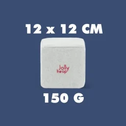 XXL Softbausteine, Jolly Heap Mini, magnetisch, groß, aus Schaumstoff, hellgrau/orange, 24-teilig