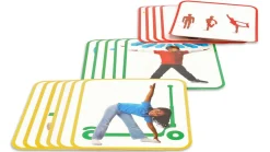 Yoga-Klassenset, 8 Gymnastikmatten, 2 Yoga-Kartensätze inkl. CD, ab 6 Jahre
