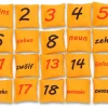Zahlen auf Bohnensäckchen, ab 6 Jahre
