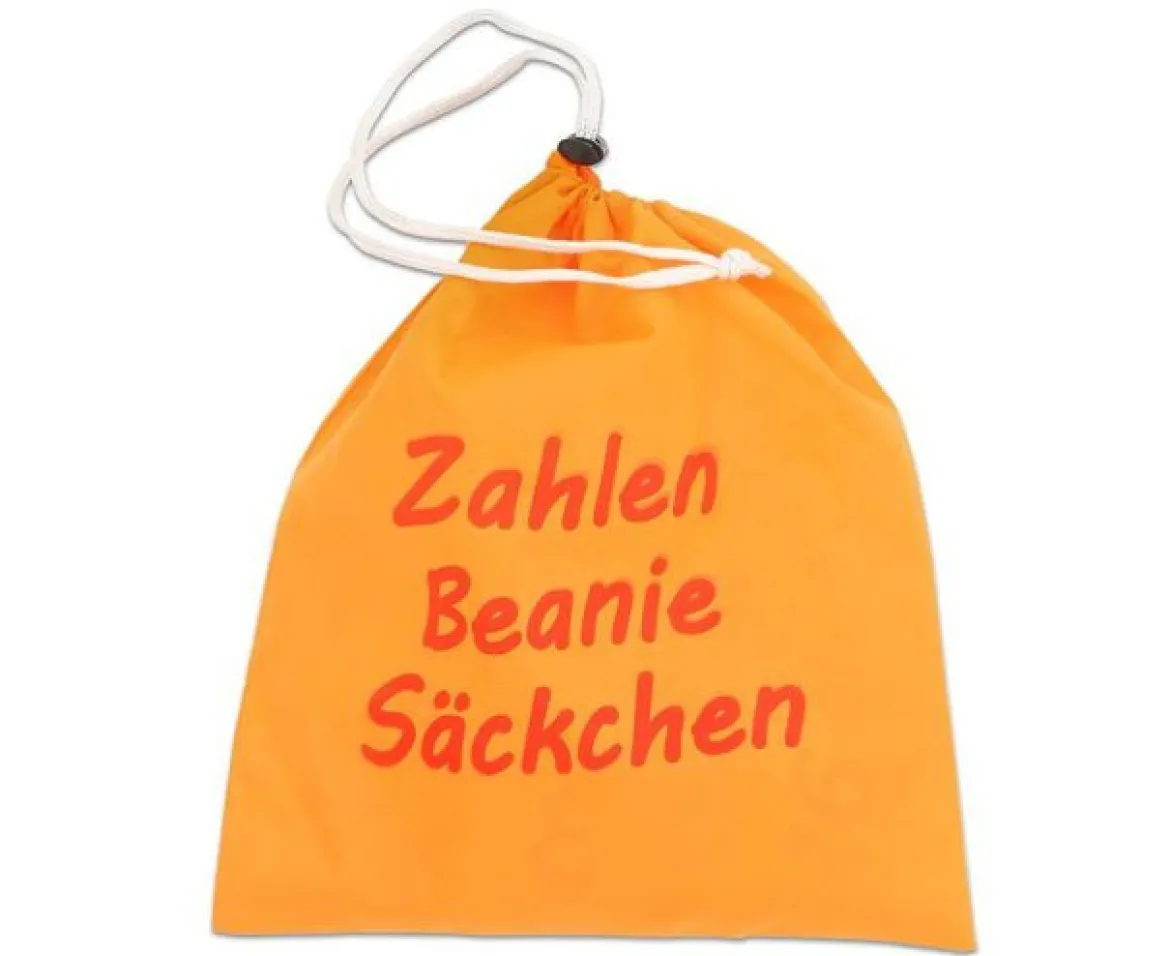Zahlen auf Bohnensäckchen, ab 6 Jahre