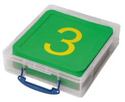Zahlenmatten in stabiler Box, 21 Stück
