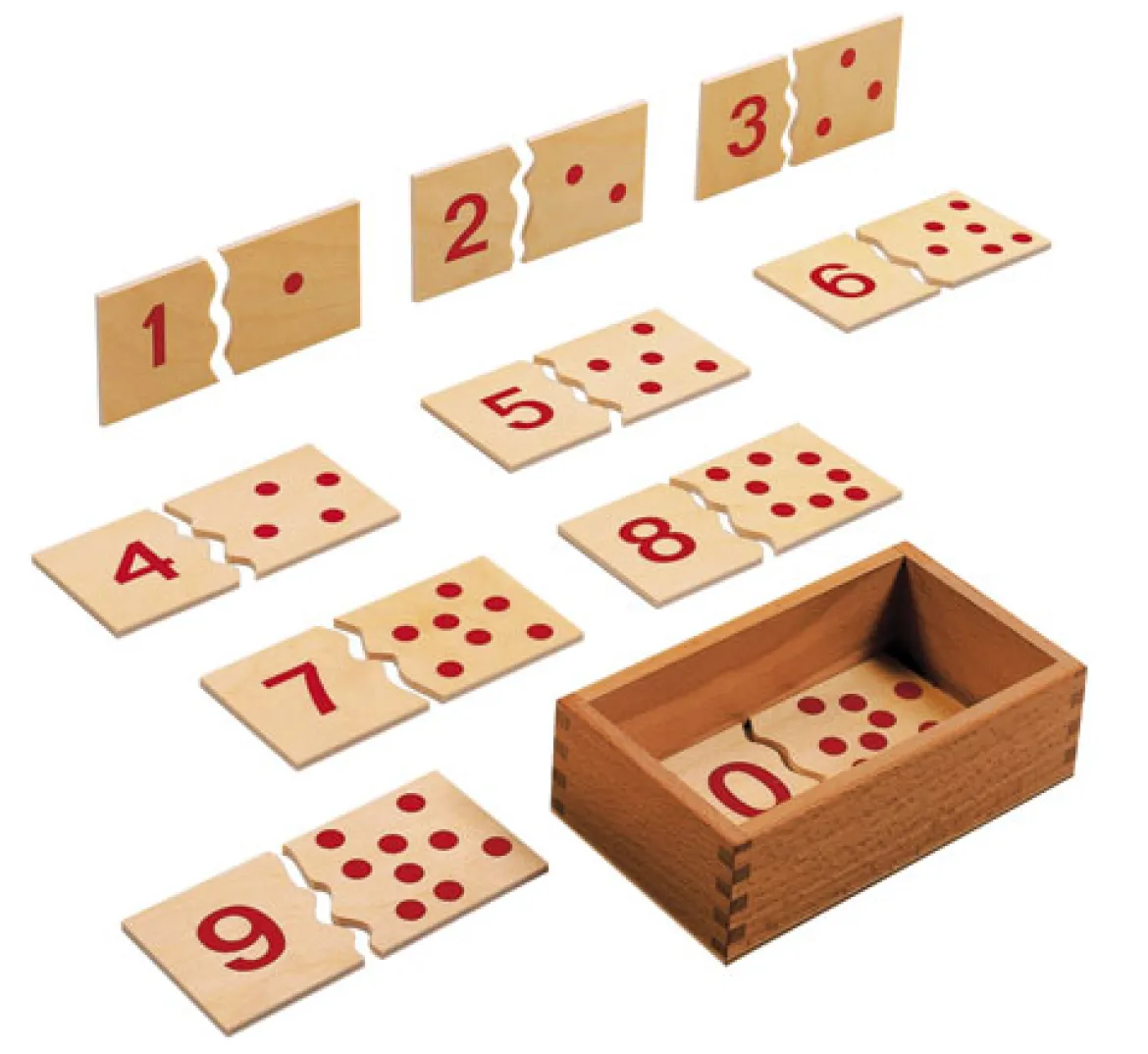 Zahlenpuzzle 1-10, ab 3 Jahre
