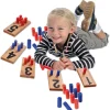 Zahlenstecktafeln aus Holz, 3-8 Jahre