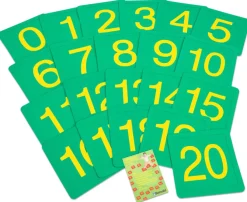 Zahlenweg 0-20 mit Anleitung, 4-8 Jahre