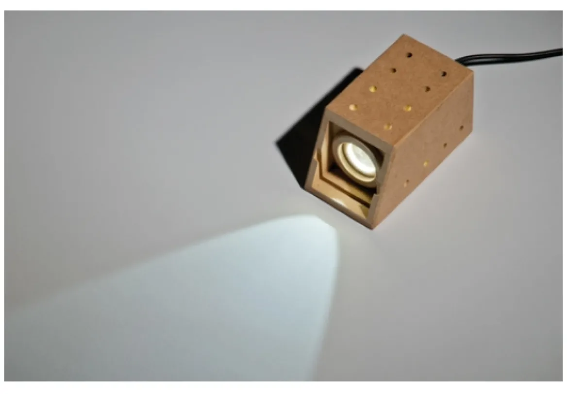 Zauberschatten-Lampe weiß, Lichtelement