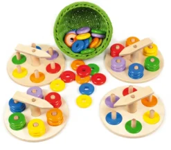 Zeiger-Steckspiel-Set, ab 18 Monate