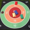 Zielwerfen Outdoor, Spielteppich inkl. Zubehör