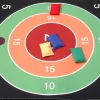 Zielwerfen, Spielteppich inkl. Zubehör
