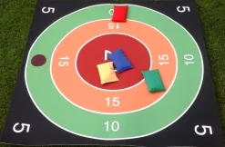 Zielwerfen, Spielteppich inkl. Zubehör