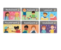 Zwischenzeiten, 6 Stück, Organisationsmaterial zur Unterrichtsgestaltung, 5-14 Jahre