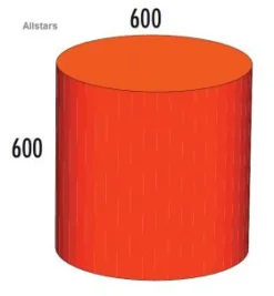 Zylinder MAXI rot/orange 36-221-12, ab 4 Jahre